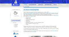 Desktop Screenshot of altech-ing.com