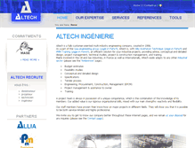 Tablet Screenshot of altech-ing.com
